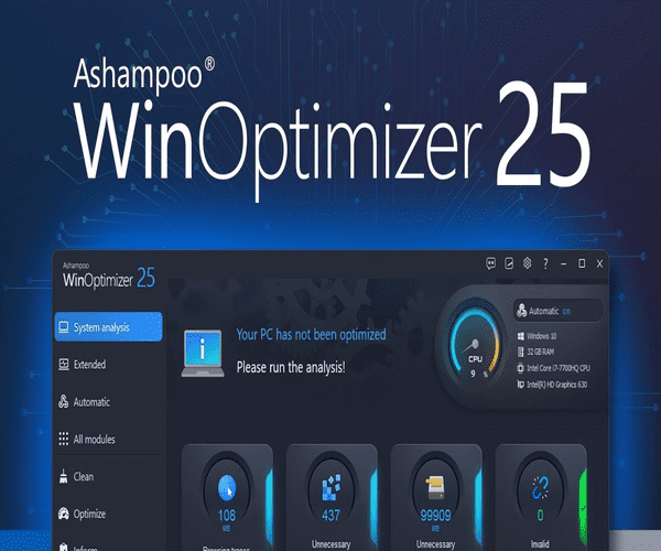 Ashampoo WinOptimizer Crack and Free Download