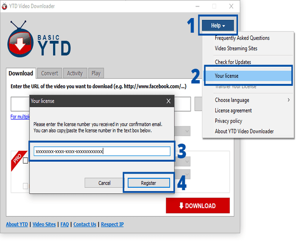 YTD Video Downloader Pro Crack and License Key