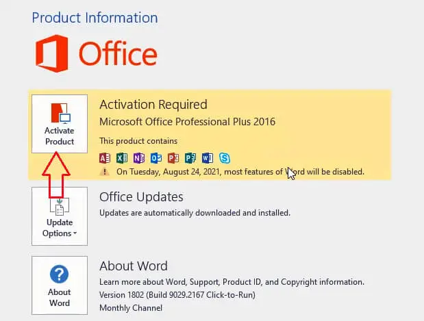 Office 2016 License Key Free Download